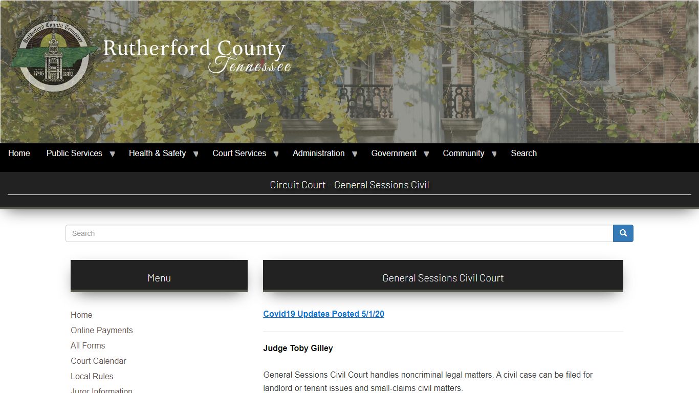 Circuit Court - General Sessions Civil | Circuit Court ...
